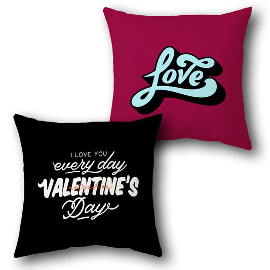 I Love You Valentine Cushion (Front & Back)