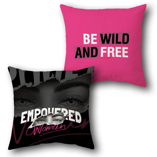Empowered Woman Cushion (Front & Back)