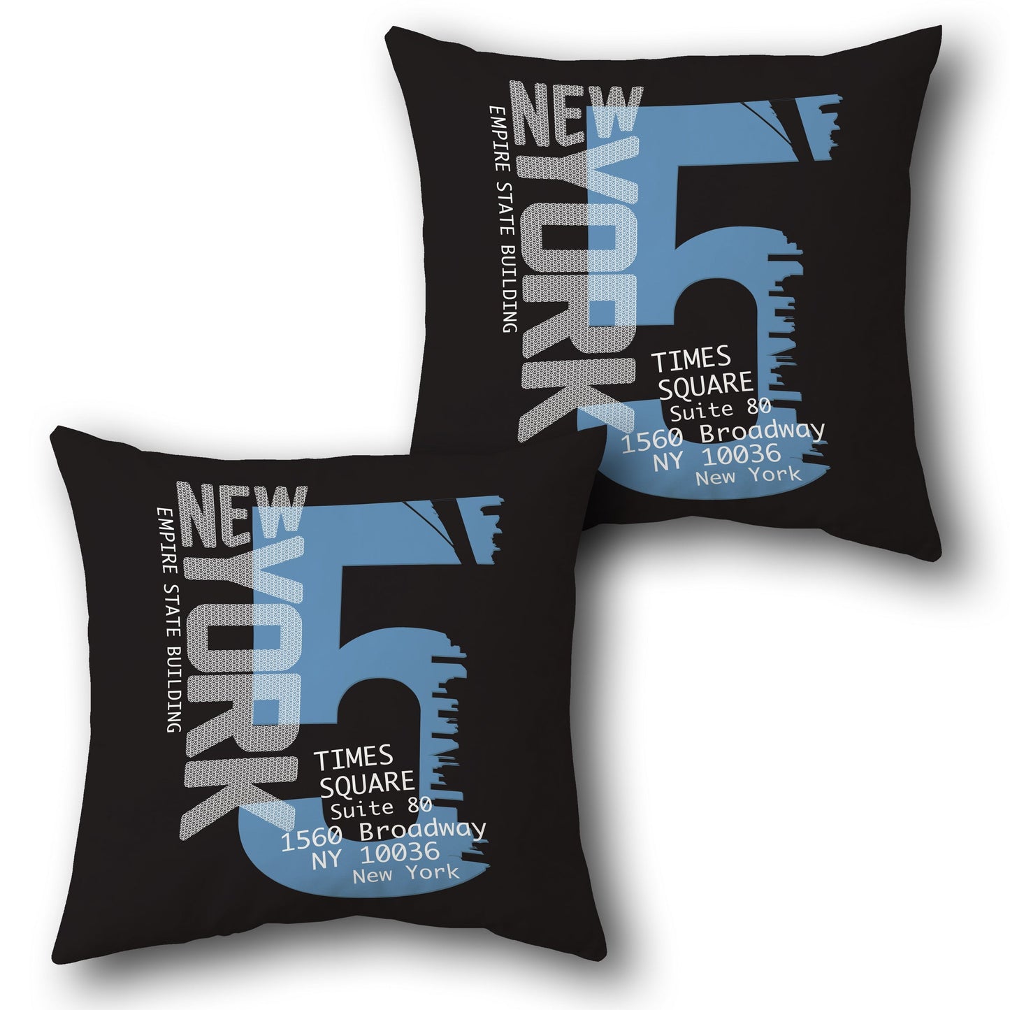 New York Empire State Cushion (Single, Front & Back)