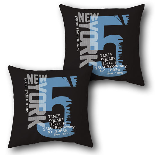 New York Empire State Cushion (Single, Front & Back)