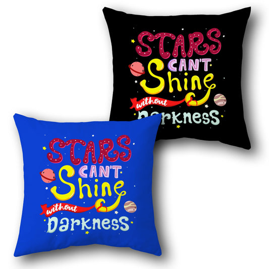 "Stars Can't Shine" Cushion (Front & Back)