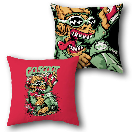 Go Scoot Monster Cushion (Front & Back)