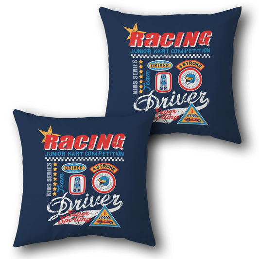Junior Kart Racing Driver Cushion (Single, Front & Back)
