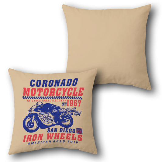 Coronado Motorcycle Cushion (Single, Front & Back)