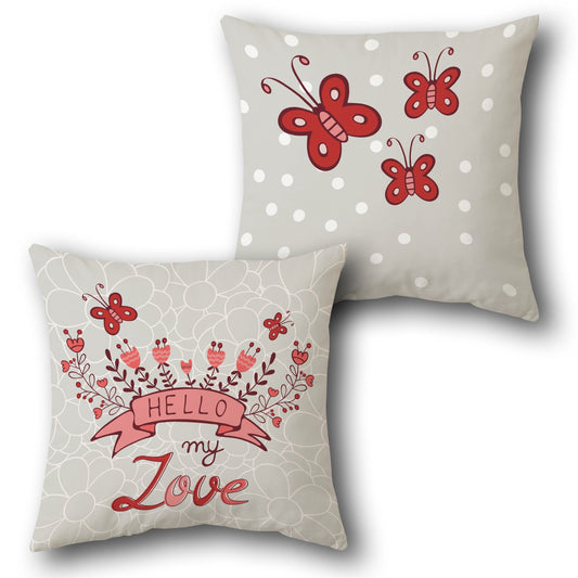 Hello My Love Single Cushion (Front & Back)