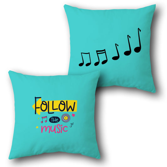 Follow the Music Single Cushion (Front & Back)