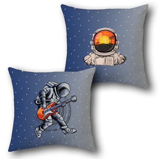 Space Rocker Throw    Design Cushion Single (Front & Back)