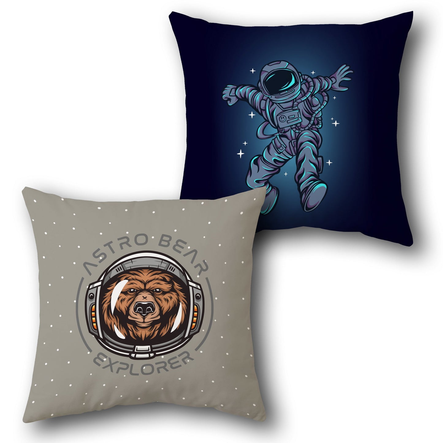 Astro Explorer Throw s  Design Cushion Single (Front & Back)
