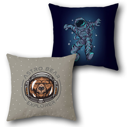 Astro Explorer Throw s  Design Cushion Single (Front & Back)
