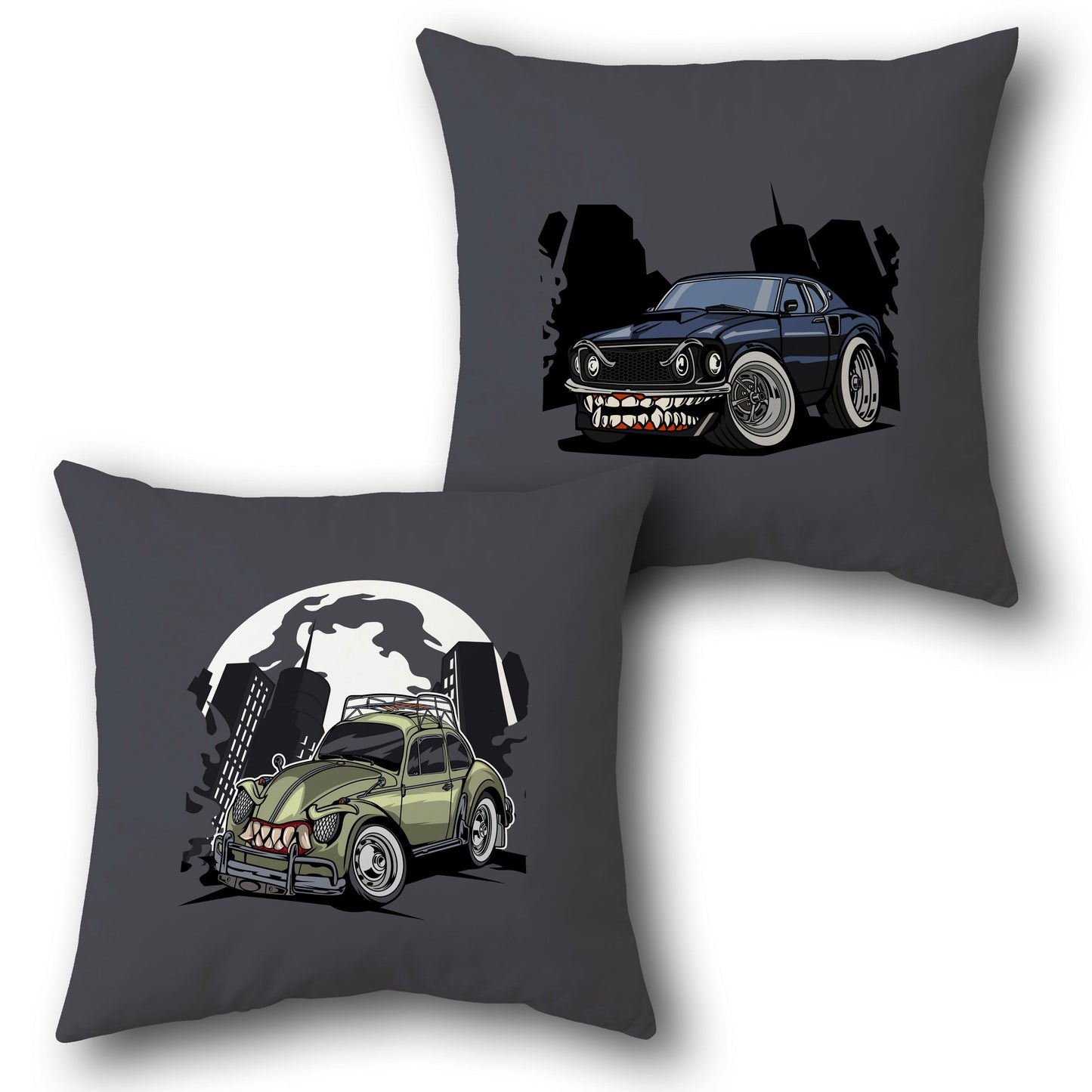 Monster Car    Design Cushion Single (Front & Back)