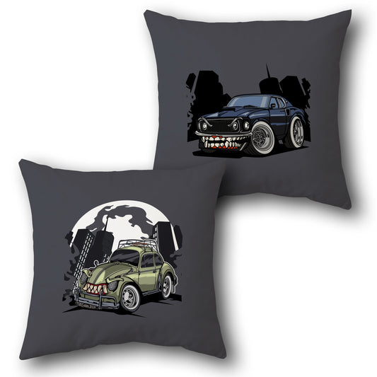 Monster Car    Design Cushion Single (Front & Back)