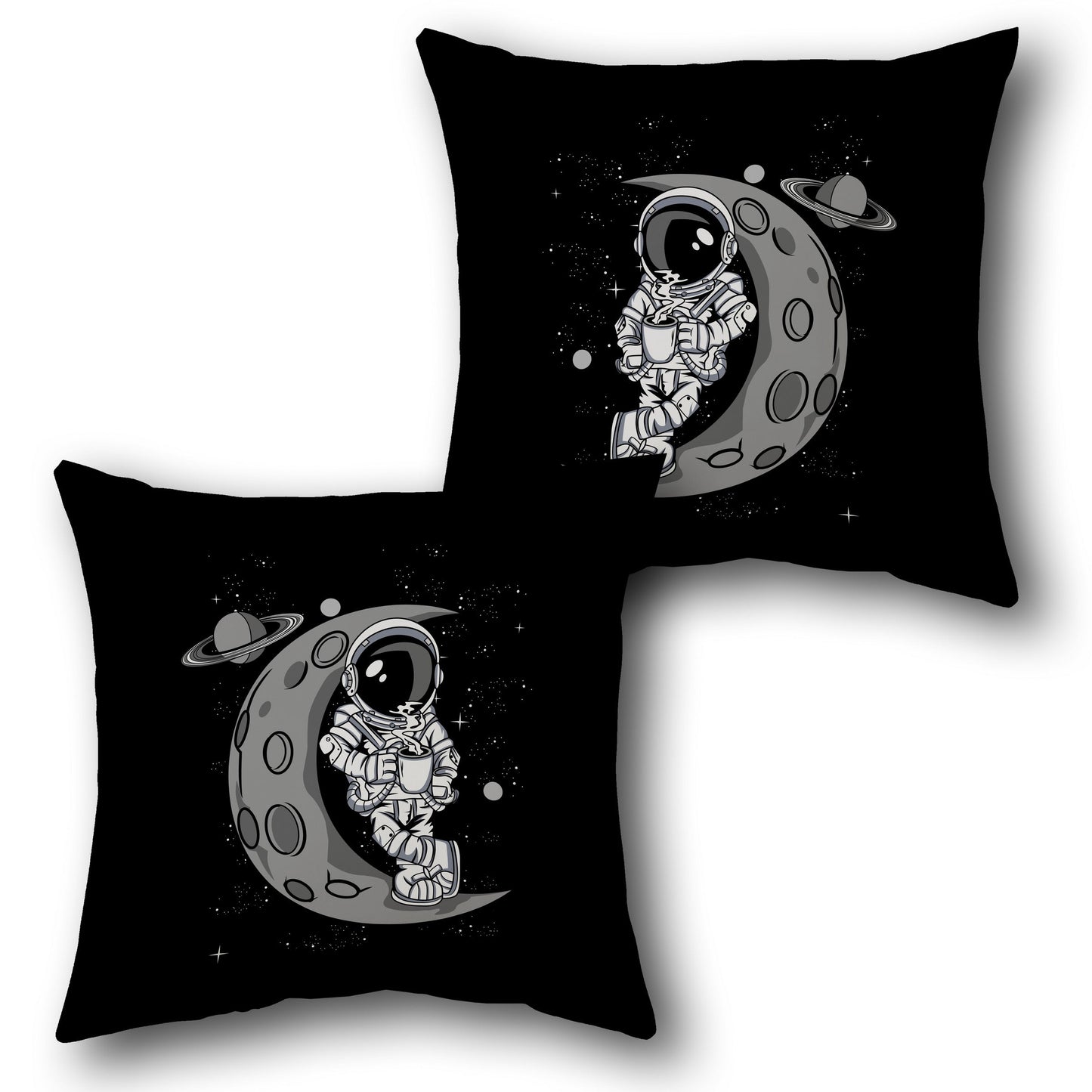 Astronaut Moon    Design Cushion Single (Front & Back)