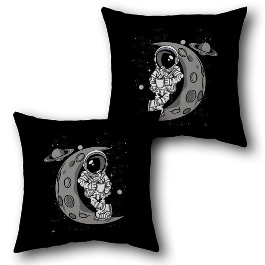 Astronaut Moon    Design Cushion Single (Front & Back)