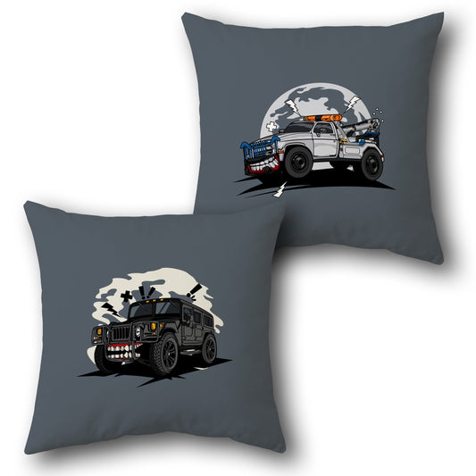 Tough Truck    Design Cushion Single (Front & Back)