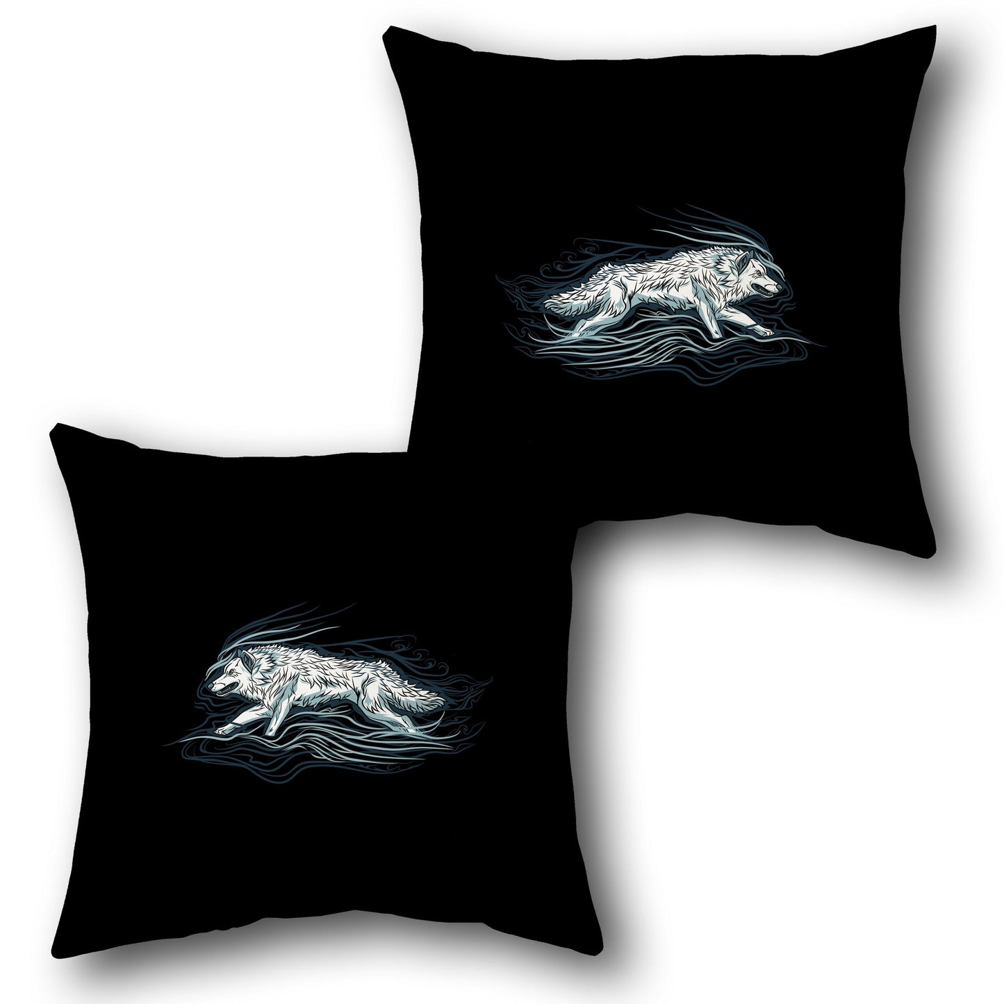 Mystic Wolf    Design Cushion Single (Front & Back)