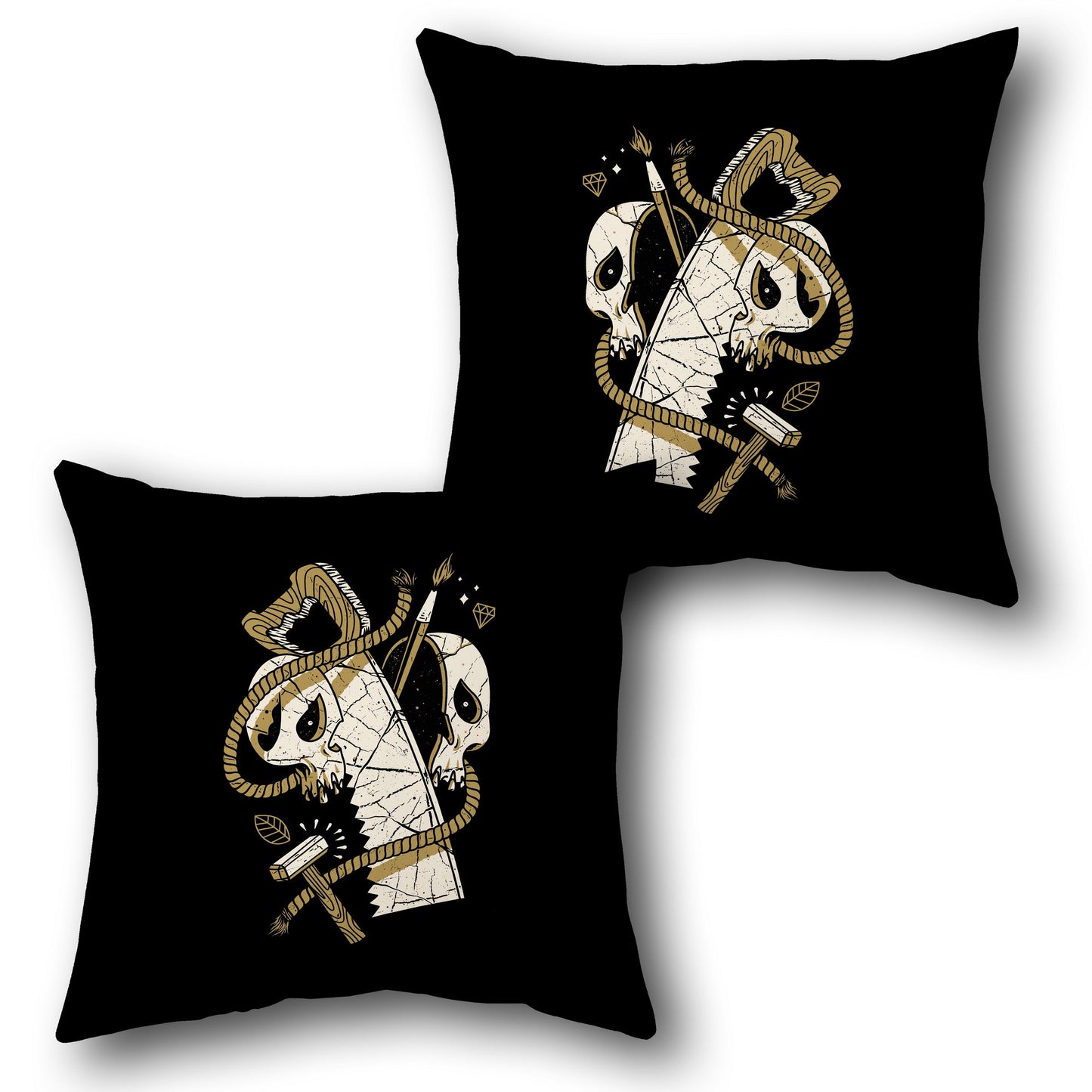 Skull Artistry Cushion (, Front & Back)