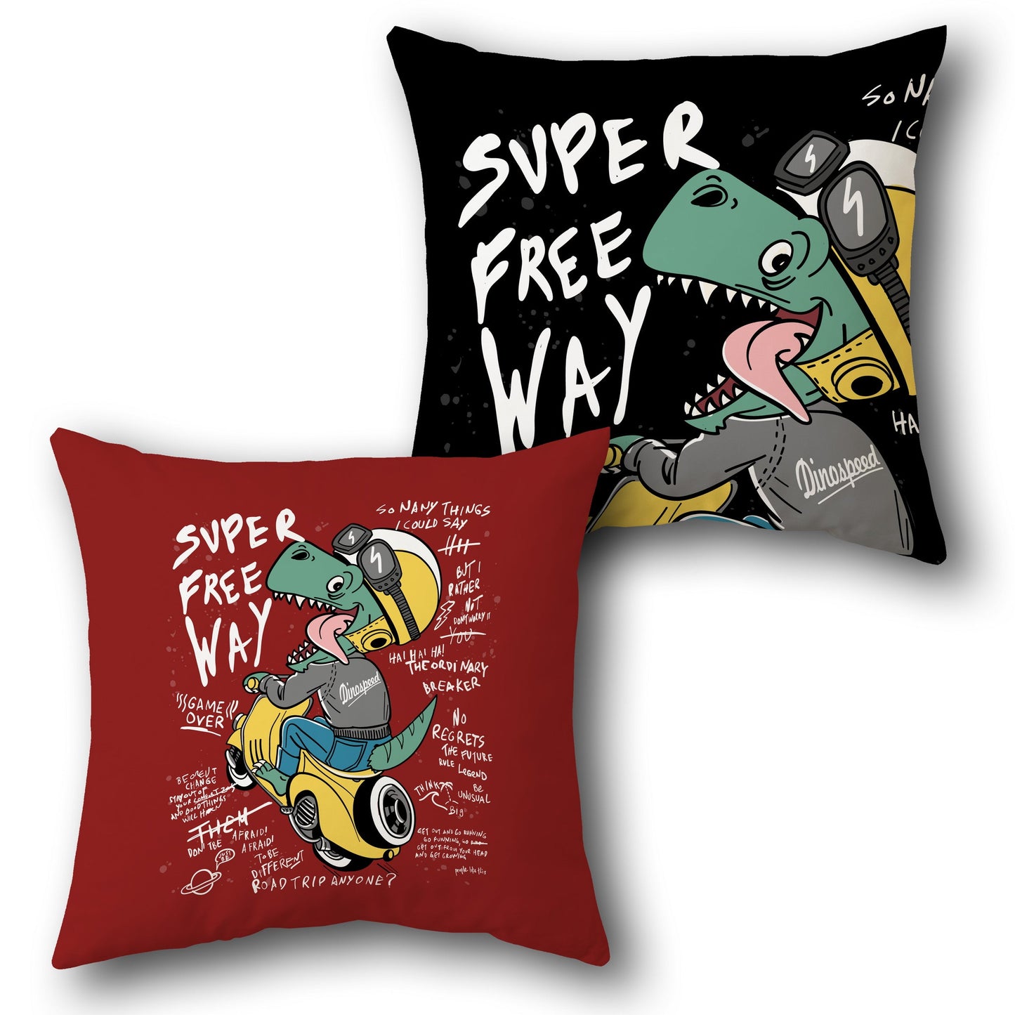 Dino Speed Cushion (Front & Back)