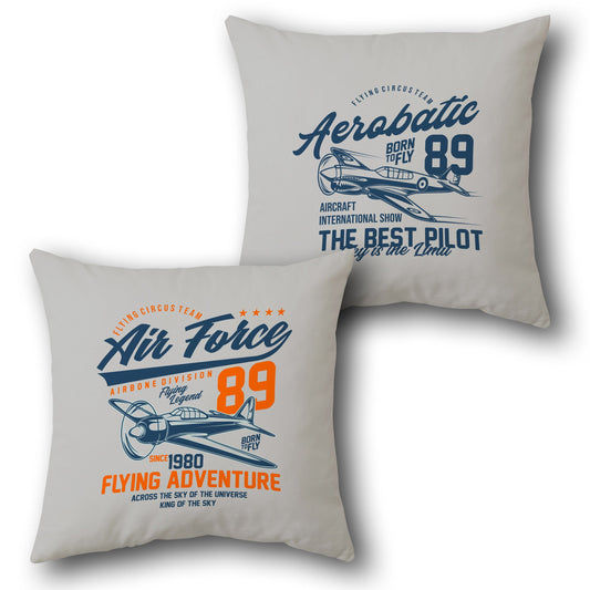 "Air Force Aerobatic Cushion" (Front & Back Design)