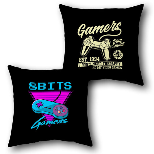 "Surfing Skate Legends Cushion" (Front & Back Design)