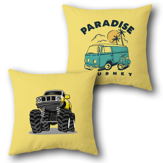 Paradise Journey Cushion (Front & Back)