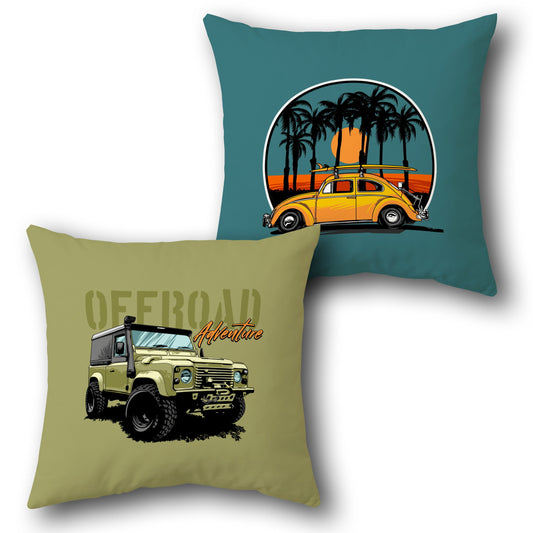 Offroad Beach Adventure Cushion (Front & Back)