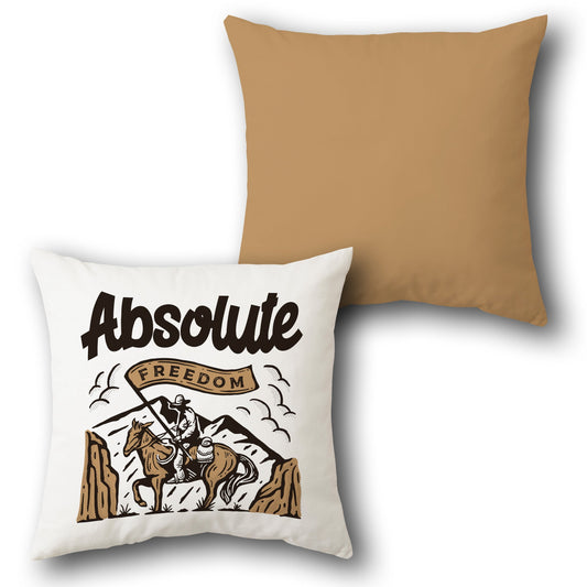 Absolute Freedom Cushion (Front & Back)