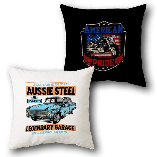 Aussie Steel American Pride Cushion (Front & Back)