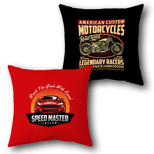 Speed Master Motorcycle Cushion (, Front & Back)