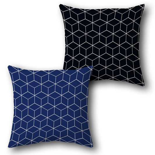 Cubic Pattern   Design Cushion Single (Front & Back)