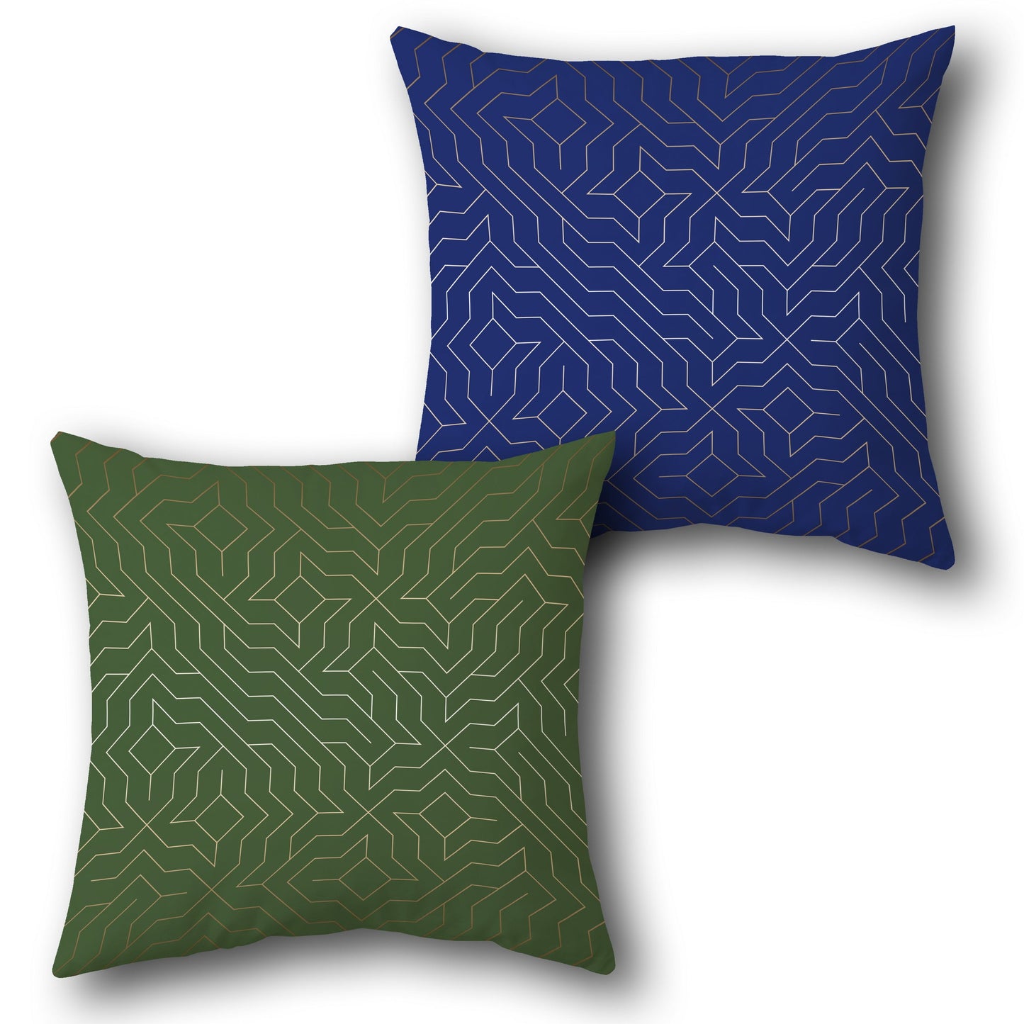 Maze Geometric   Design Cushion Single (Front & Back)