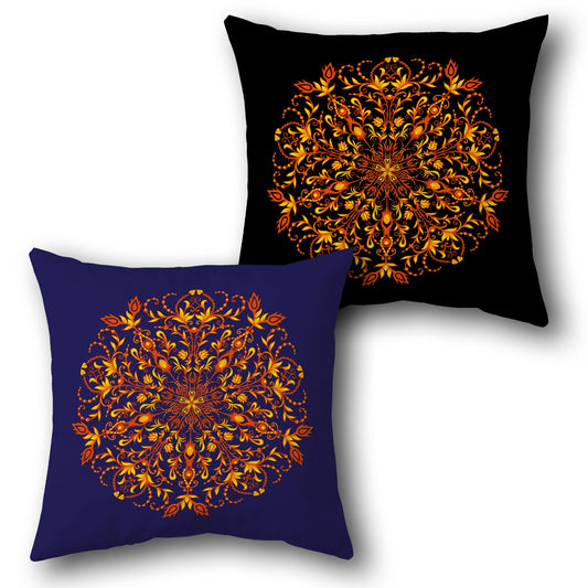Mandala Harmony   Design Cushion Single (Front & Back)