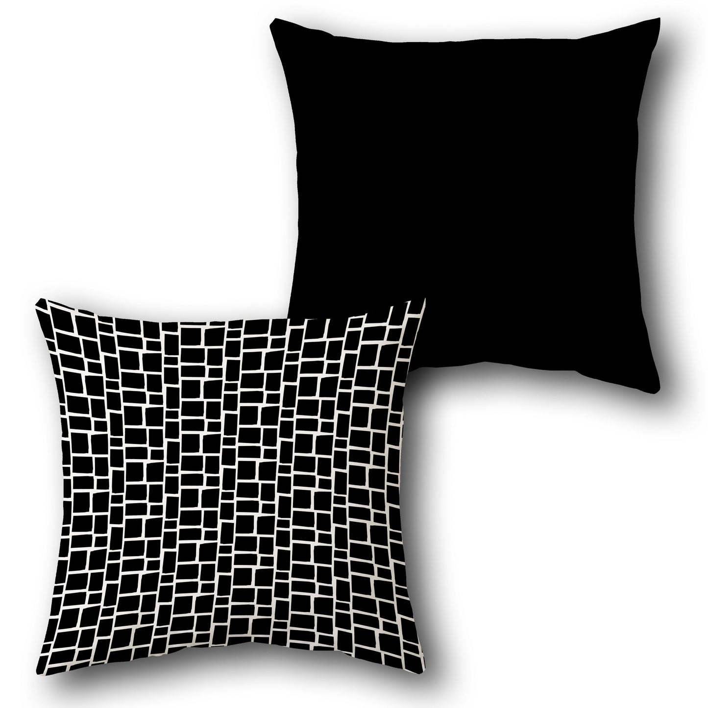Modern Grid   Design Cushion Single (Front & Back)