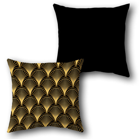 Art Deco Elegance Throw s  Design Cushion Single (Front & Back)