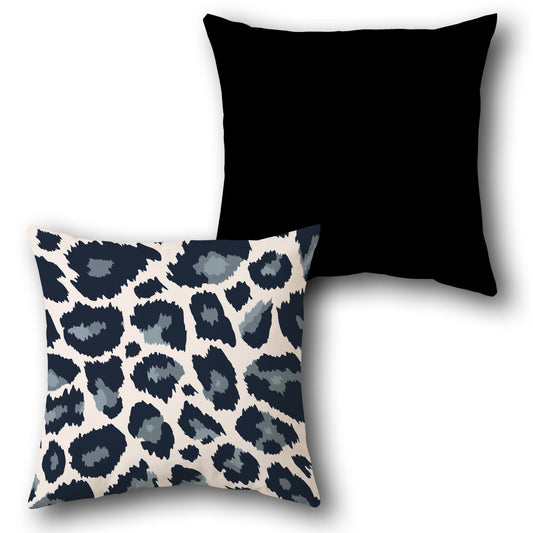 Classic Leopard Print Throw s  Design Cushion Single (Front & Back)