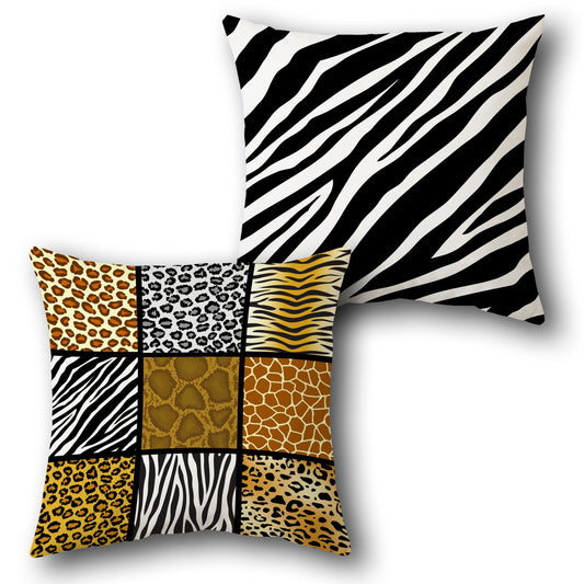 Wild Safari  Design Cushion Single (Front & Back)