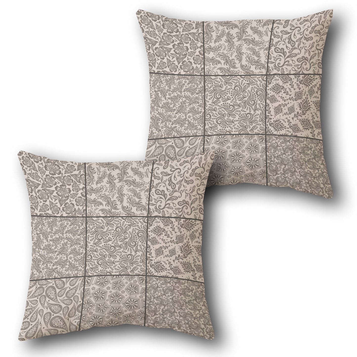 Paisley Patchwork  Design Cushion Single (Front & Back)