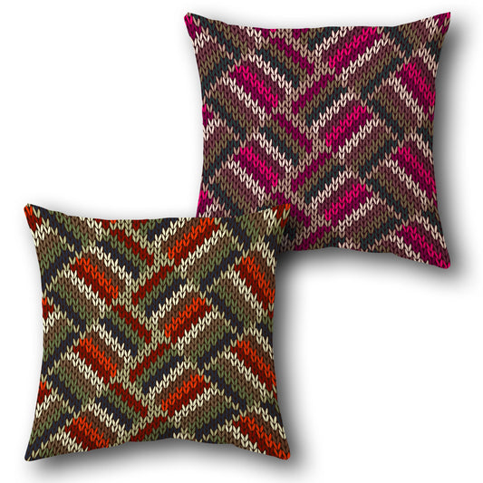 Sunset Palms  Design Cushion Single (Front & Back)