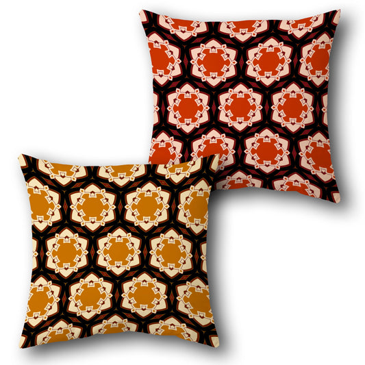 Mandala Dual Tone Cushion (Front & Back)