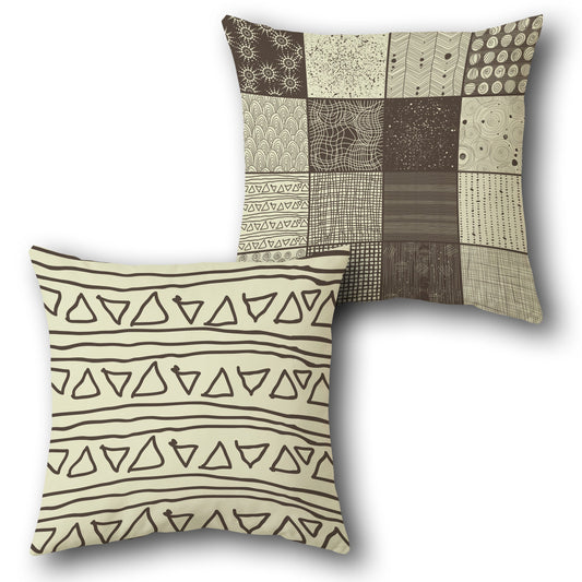 Mosaic Whisper Cushion (Front & Back)