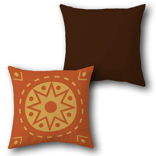 Sunburst Cushion Single (Front & Back)