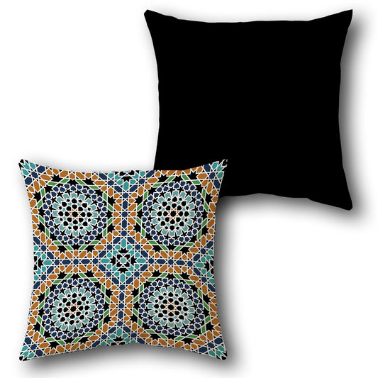 Mosaic Star Design Cushion Single (Front & Back)