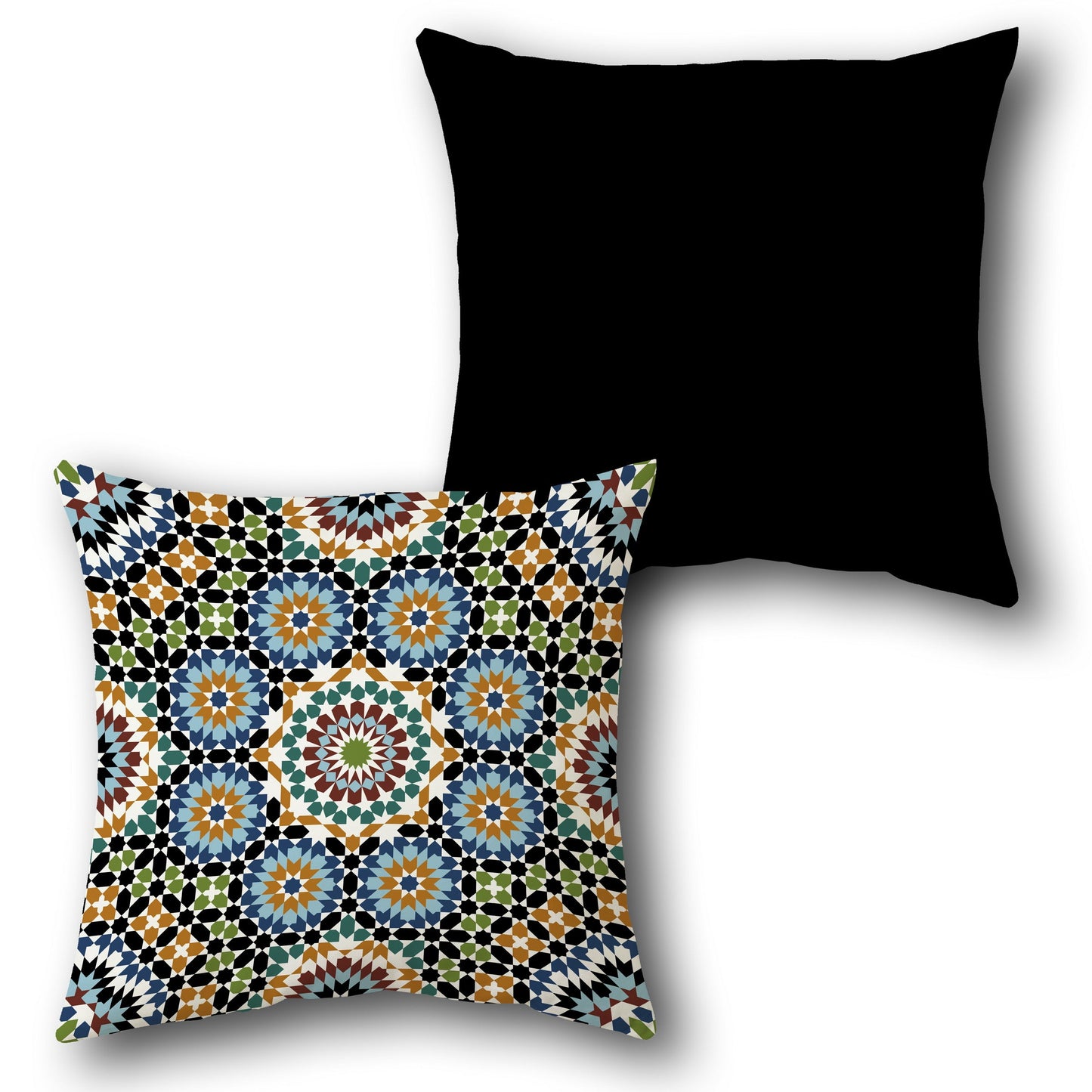 Geometric Mosaic Cushion Single (Front & Back)