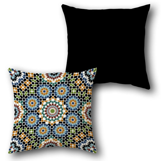 Geometric Mosaic Cushion Single (Front & Back)