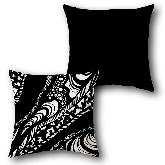 Swirl Elegance Cushion Single (Front & Back)