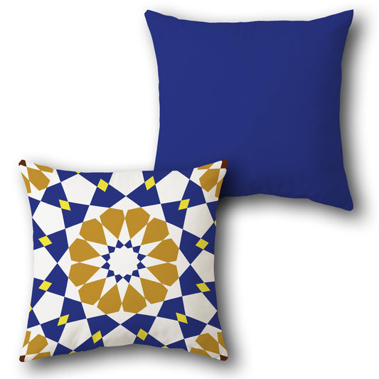 Geometric Star Cushion Single (Front & Back)