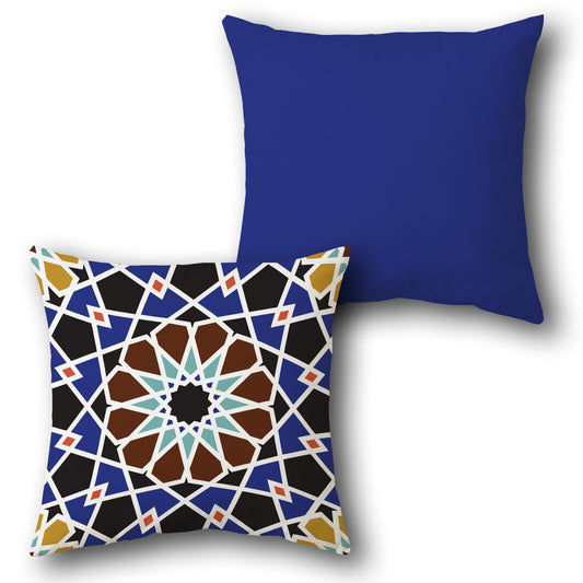 Starburst Mosaic Cushion Single (Front & Back)