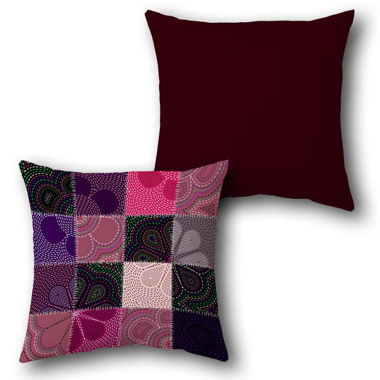 Patchwork Paisley Cushion Single (Front & Back)