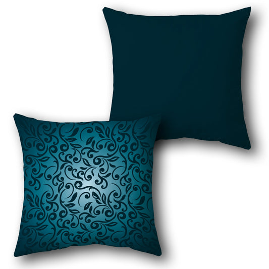 Swirl Sophistication Cushion (Front & Back)