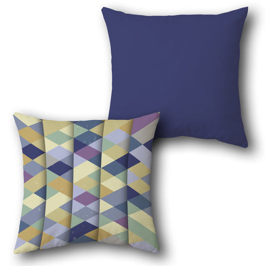 Geometric Serenity Cushion (Front & Back)
