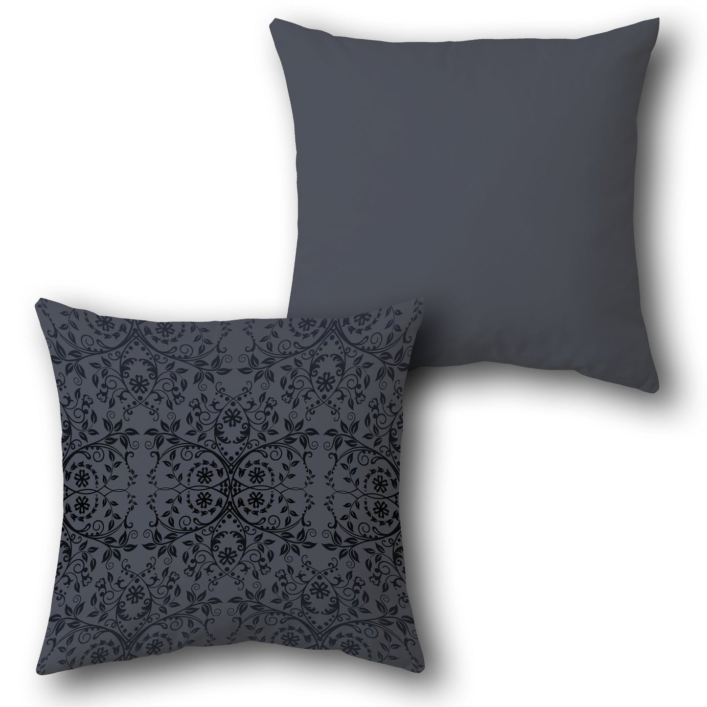 Midnight Bloom Cushion (Front & Back)